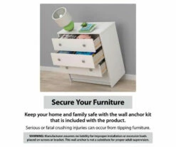 Ivory Oak 3-Door Storage Wardrobe -Storage supplies store 810561398 6