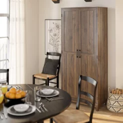 Seven Hills Columbia Walnut 2-Door Storage Cabinet -Storage supplies store 810563167 41