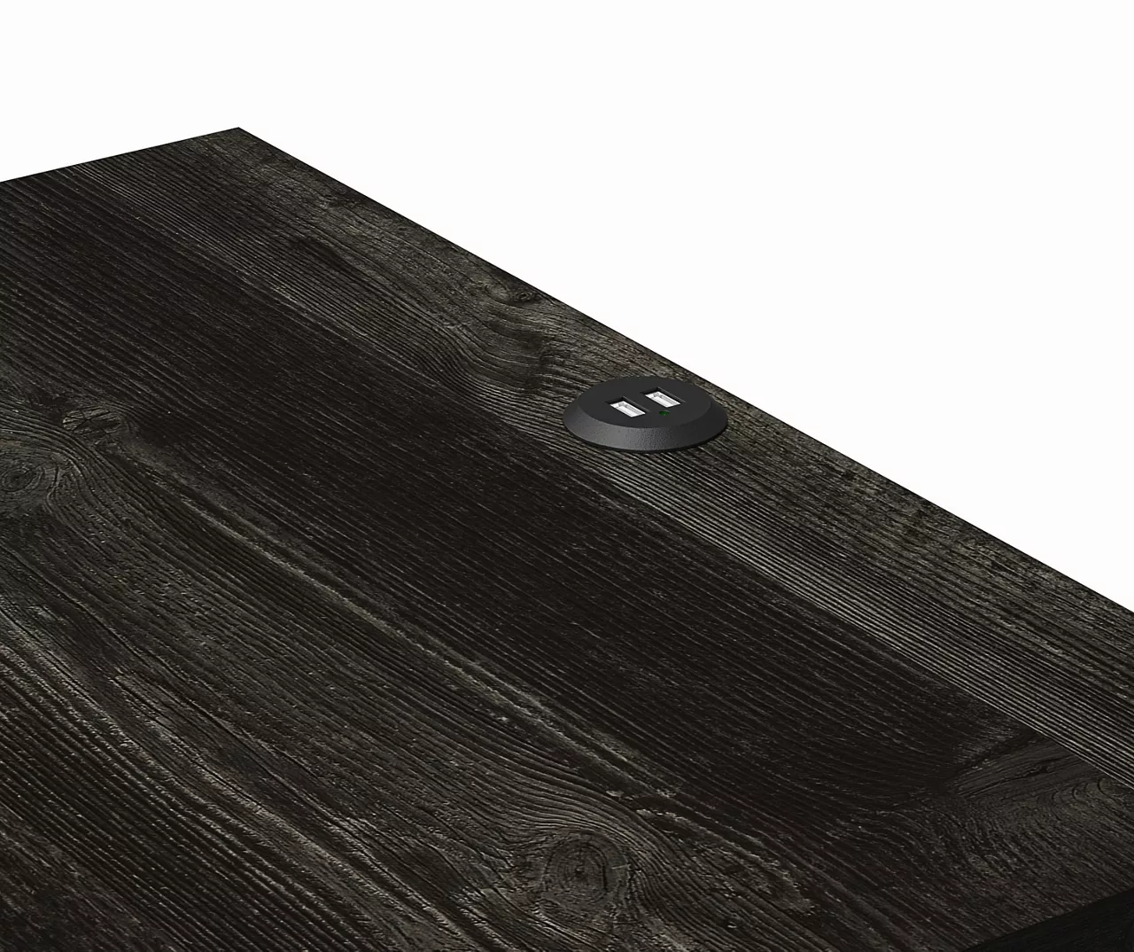 Silverton Black Oak Nightstand With USB Charging 7 Silverton Black Oak Nightstand With USB Charging - Image 5