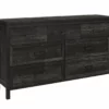 Silverton Black Oak 7-Drawer Dresser -Storage supplies store 810569986 2