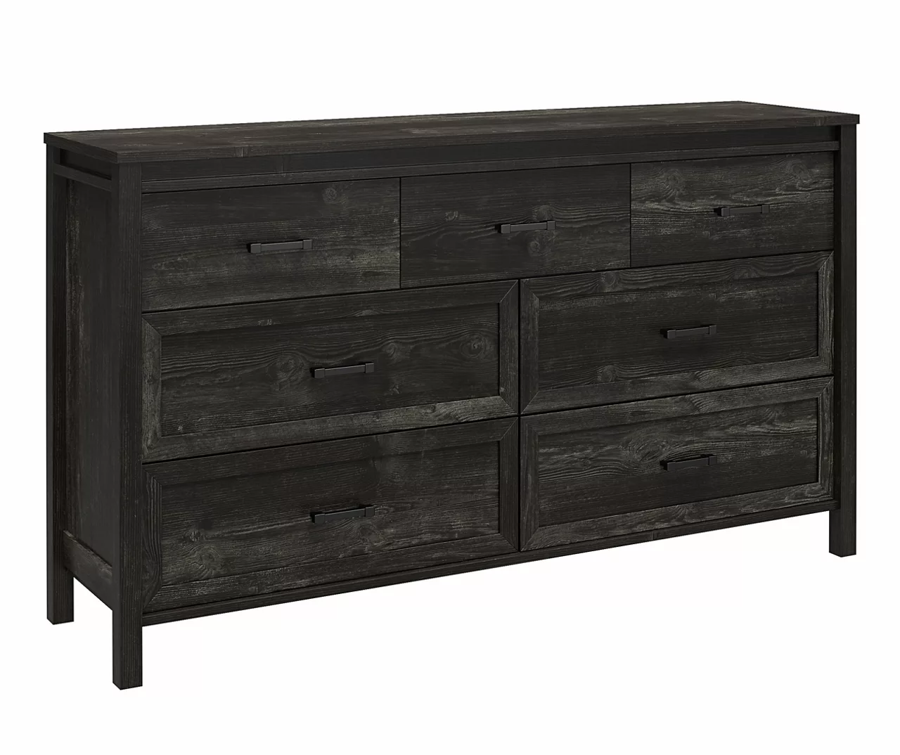 Silverton Black Oak 7-Drawer Dresser 3 Silverton Black Oak 7-Drawer Dresser