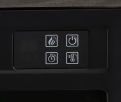 54" Gray Electric Fireplace Console -Storage supplies store 810570726 3