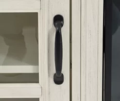 60" White 2-Tone Electric Fireplace Console -Storage supplies store 810570730 5