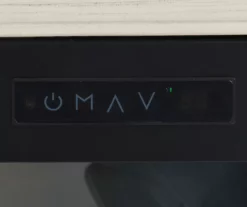 60" White 2-Tone Electric Fireplace Console -Storage supplies store 810570730 6