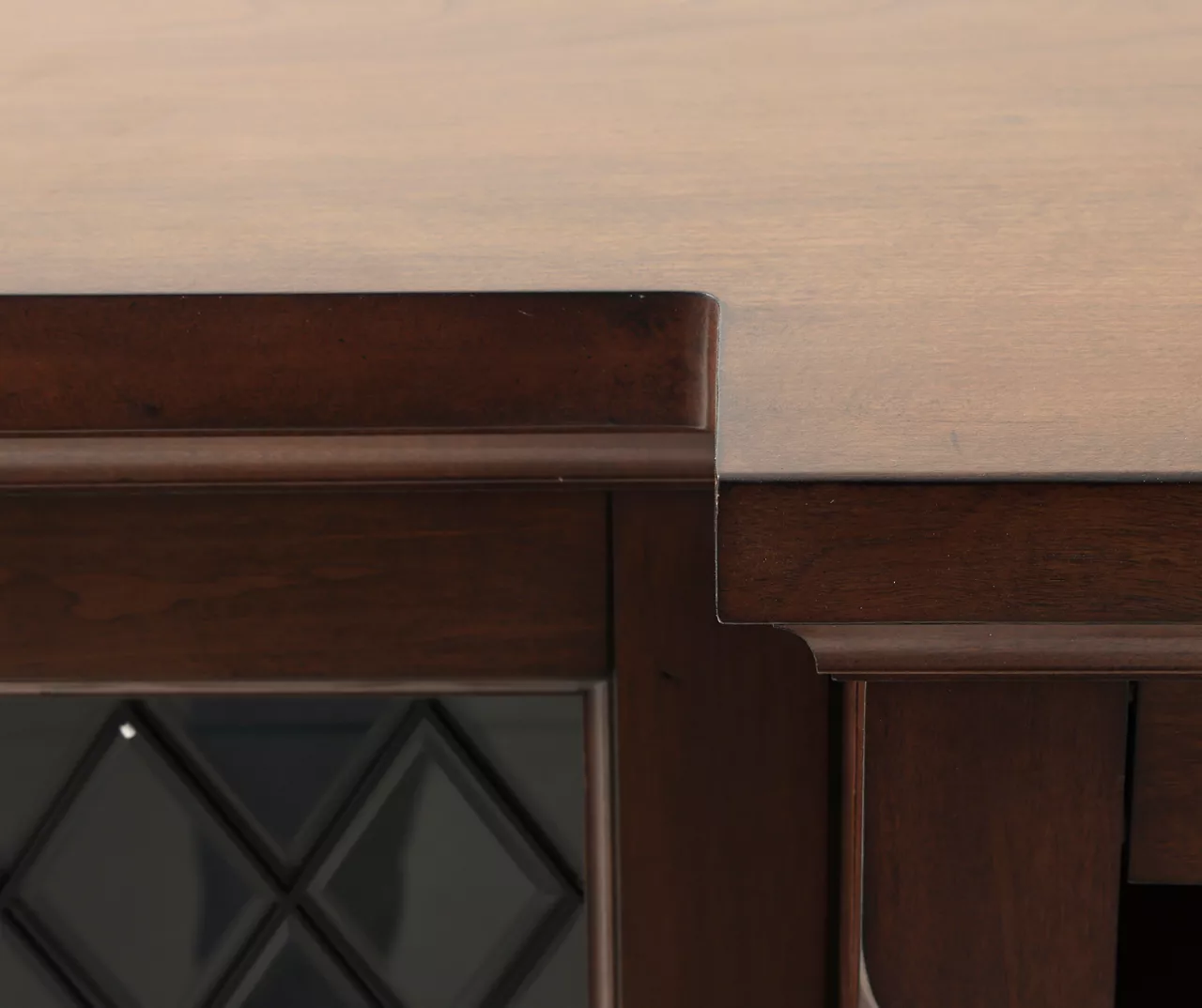 66" Heirloom Cherry Electric Fireplace Console 8 66" Heirloom Cherry Electric Fireplace Console - Image 6