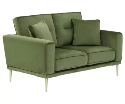 Macleary Moss Loveseat -Storage supplies store 810573758 11