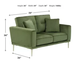 Signature Design By Ashley Macleary Loveseat -Storage supplies store 810573758 71 1