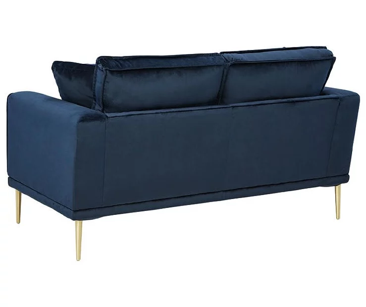 Macleary Navy Loveseat 6 Macleary Navy Loveseat - Image 4