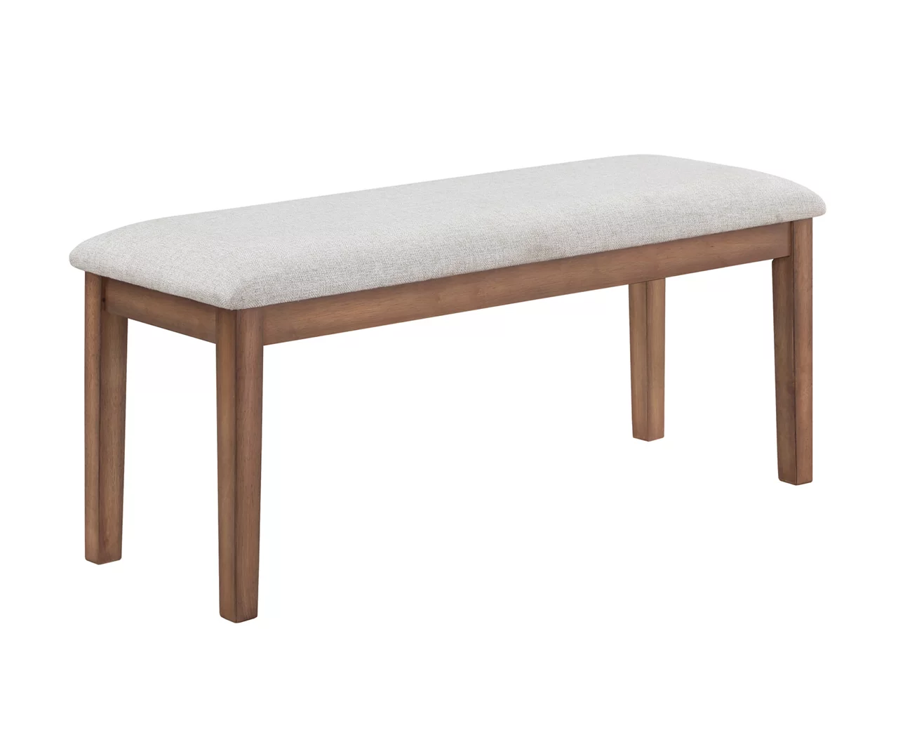Marley Light Walnut Upholstered Dining Bench 3 Marley Light Walnut Upholstered Dining Bench