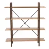 Medium Mango Open 4-Shelf Bookcase 2 Medium Mango Open 4-Shelf Bookcase -Storage supplies store 810583046