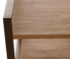 Medium Mango 2-Shelf Writing Desk -Storage supplies store 810583081 2