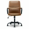 Camel Brown Vegan Leather Office Chair -Storage supplies store 810583520 A0 2