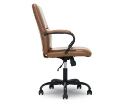 Camel Brown Vegan Leather Office Chair 16 Camel Brown Vegan Leather Office Chair -Storage supplies store 810583520 A2 2