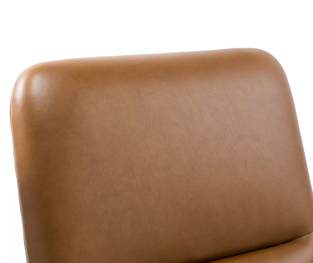 Camel Brown Vegan Leather Office Chair 8 Camel Brown Vegan Leather Office Chair - Image 6