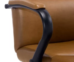 Camel Brown Vegan Leather Office Chair 20 Camel Brown Vegan Leather Office Chair -Storage supplies store 810583520 A8 4