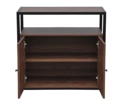 Walnut Chevron 2-Door Storage Cabinet 13 Walnut Chevron 2-Door Storage Cabinet -Storage supplies store 810584249 A7 2
