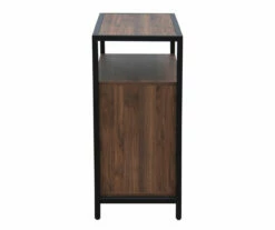 Walnut Chevron 2-Door Storage Cabinet 17 Walnut Chevron 2-Door Storage Cabinet -Storage supplies store 810584249 A8