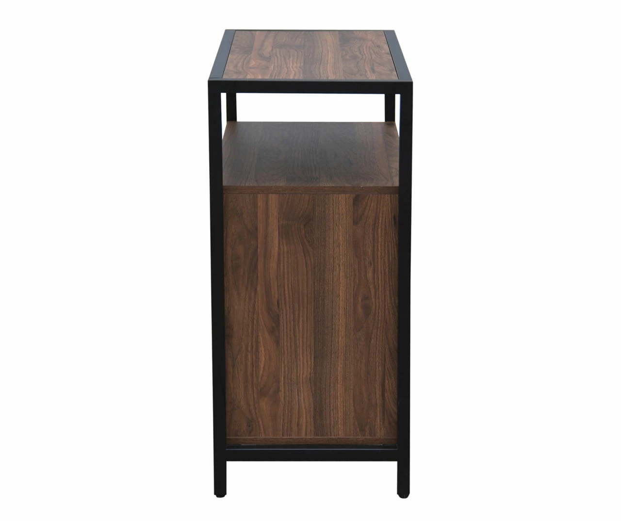 Walnut Chevron 2-Door Storage Cabinet 9 Walnut Chevron 2-Door Storage Cabinet - Image 7