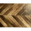 Brown Chevron Wood Print PVC Desk Mat, (34" X 47") -Storage supplies store 810586420 1