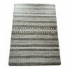 Gray & White Geo Stripe PVC Desk Mat, (34" X 47") 1 Gray & White Geo Stripe PVC Desk Mat, (34" X 47") -Storage supplies store 810586481 3