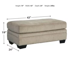 Signature Design By Ashley Dorsten Ottoman -Storage supplies store 810587405 4