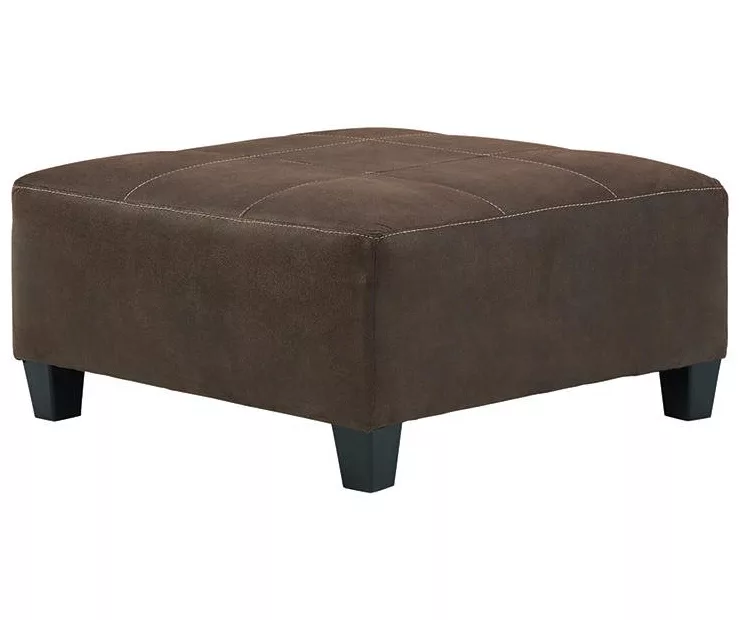 Signature Design By Ashley Navi Faux Leather Oversized Accent Ottoman 4 Signature Design By Ashley Navi Faux Leather Oversized Accent Ottoman - Image 2