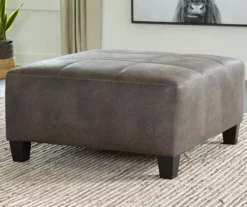 Signature Design By Ashley Navi Faux Leather Oversized Accent Ottoman 12 Signature Design By Ashley Navi Faux Leather Oversized Accent Ottoman -Storage supplies store 810587441 4