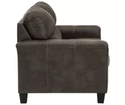 Signature Design By Ashley Navi Faux Leather Loveseat 16 Signature Design By Ashley Navi Faux Leather Loveseat -Storage supplies store 810587444 2