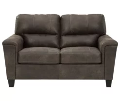 Signature Design By Ashley Navi Faux Leather Loveseat
