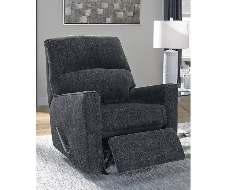 Kiara Slate Rocker Recliner 4 Kiara Slate Rocker Recliner - Image 2