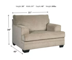 Signature Design By Ashley Dorsten Oversized Armchair 18 Signature Design By Ashley Dorsten Oversized Armchair -Storage supplies store 810587466 3