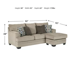 Signature Design By Ashley Dorsten Sofa Chaise -Storage supplies store 810587467 7