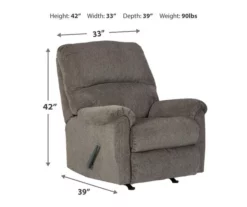 Dorsten Slate Rocker Recliner 23 Dorsten Slate Rocker Recliner -Storage supplies store 810587469 81 1