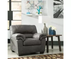 Signature Design By Ashley Bladen Faux Leather Armchair -Storage supplies store 810587475 1 1