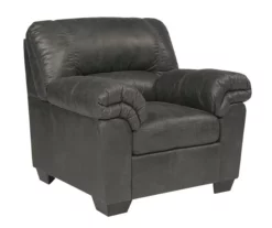 Bladen Slate Faux Leather Armchair