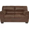 Bladen Coffee Faux Leather Loveseat -Storage supplies store 810587478 1 1