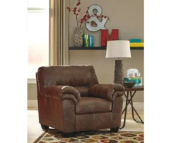Signature Design By Ashley Bladen Faux Leather Armchair -Storage supplies store 810587481 1 1