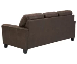 Signature Design By Ashley Navi Faux Leather Sofa -Storage supplies store 810587483 3