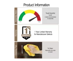 CosmoLiving Westerleigh 6-Drawer Dresser -Storage supplies store 810589234 1