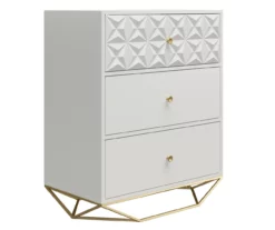 Blair White 3-Drawer Dresser -Storage supplies store 810589237 4