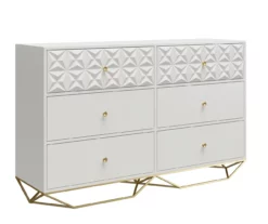 Blair White 6-Drawer Dresser 12 Blair White 6-Drawer Dresser -Storage supplies store 810589238 4