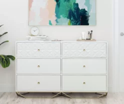 Blair White 6-Drawer Dresser