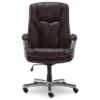 Benton Brown Big & Tall Faux Leather Executive Office Chair -Storage supplies store 810590314 3