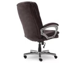 Benton Brown Big & Tall Faux Leather Executive Office Chair -Storage supplies store 810590314 4