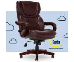 Serta Conway Big & Tall Bonded Leather Office Chair 33 Serta Conway Big & Tall Bonded Leather Office Chair -Storage supplies store 810590315 1 1