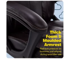 Mitchell Roasted Chestnut Vegan Leather Office Chair 25 Mitchell Roasted Chestnut Vegan Leather Office Chair -Storage supplies store 810590318 11