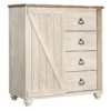 Willowton Sliding Door Storage Chest