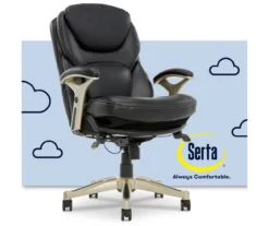 Claremont Black Bonded Leather Office Chair 27 Claremont Black Bonded Leather Office Chair -Storage supplies store 810590374 1