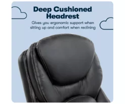 Claremont Black Bonded Leather Office Chair 23 Claremont Black Bonded Leather Office Chair -Storage supplies store 810590374 10