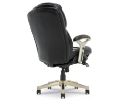 Claremont Black Bonded Leather Office Chair 17 Claremont Black Bonded Leather Office Chair -Storage supplies store 810590374 5